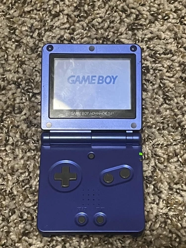 Gameboy Advance SP Cobalt Blue AGS-001 - Working Condition (Check Desc)