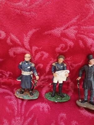 Lot De 6 Figurines Napoléon – Plomb Peint, Collection Ancienne