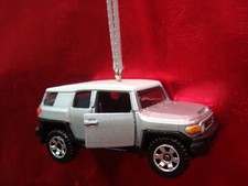  NEW HOT  TOYOTA FJ CRUISER SILVER CHRISTMAS TREE ORNAMENT