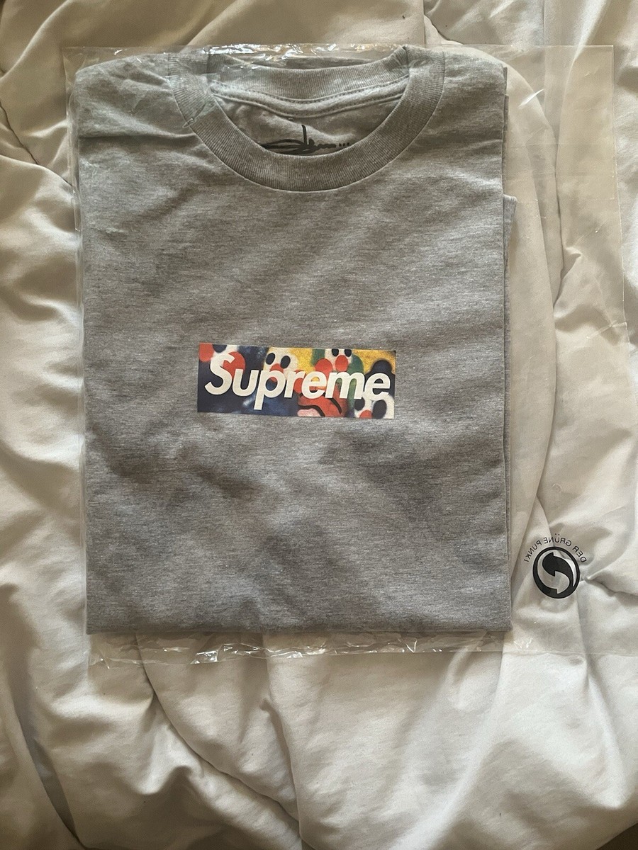 Supreme グレー Slawn Box Logo Tee 2XL XXL SLAWN X SUPREME BOX LOGO TEE (XXL) – The World Is Omni