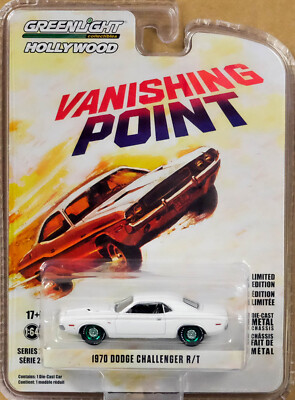 1970 Dodge Challenger R/T Vanishing Point GREEN MACHINE 1:64 GreenLight 44820