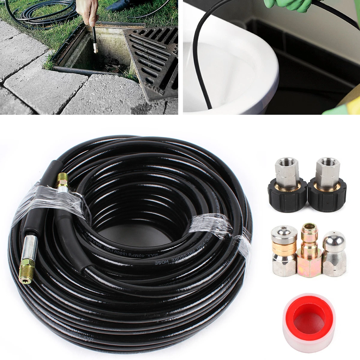 Garden hose 2024 sewer jetter