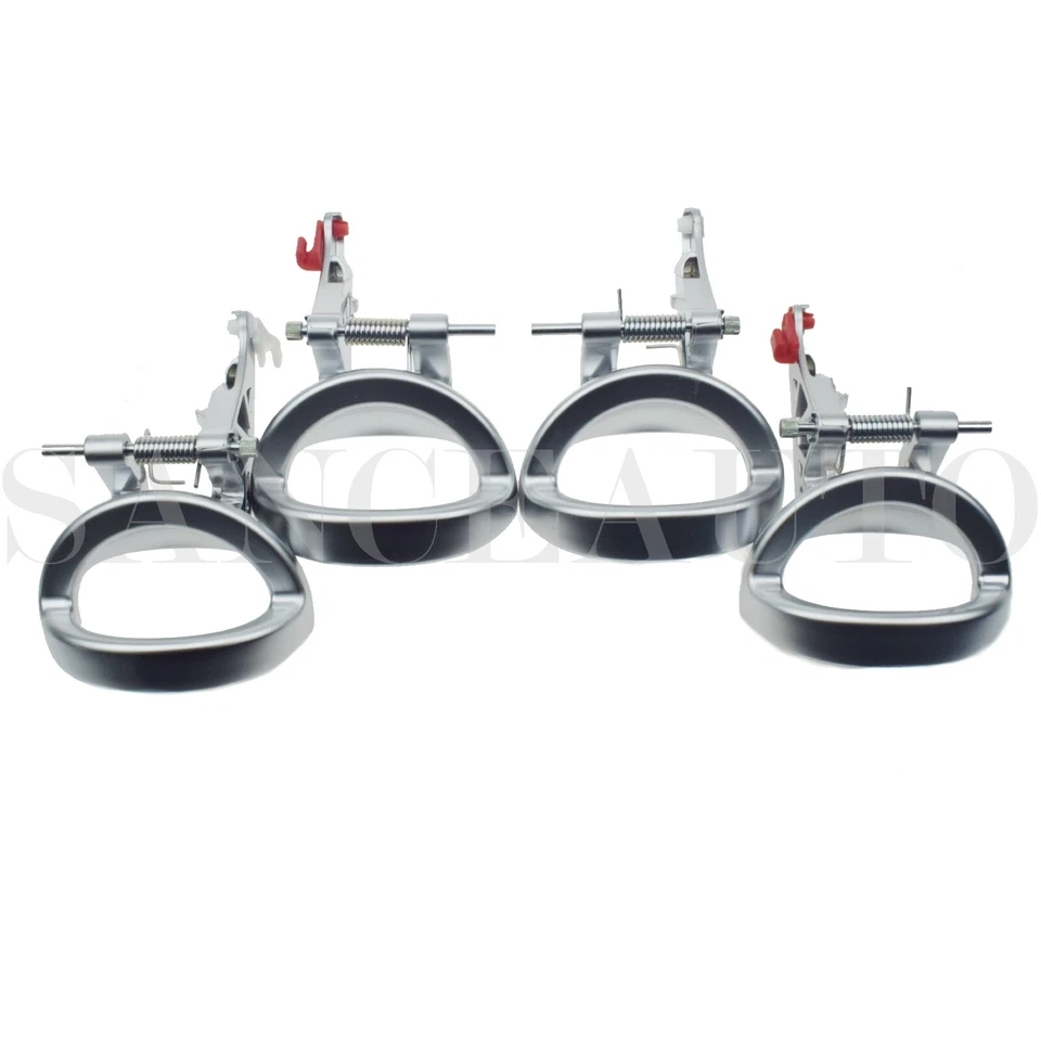 4X Manija interior de puerta cromada mate izquierda derecha para Dodge Nitro 2007-2012 Foto 4 de 4