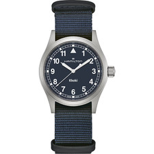 New Hamilton Khaki Field Quartz Blue Dial Men's Watch H69401940