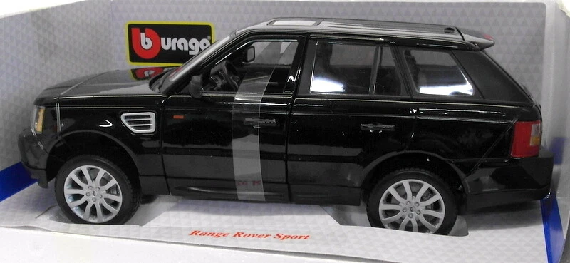 Burago escala 1/18 diecast 18-12069 - Range Rover - Sport negro Foto 2 de 3