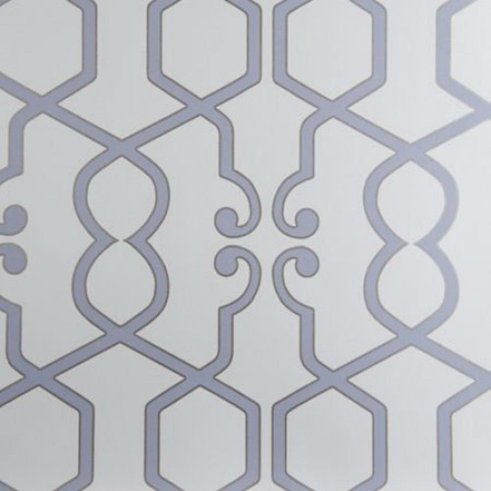 Clarke & Clarke Purple Geometric Hexagon Modern Luxury Wallpaper