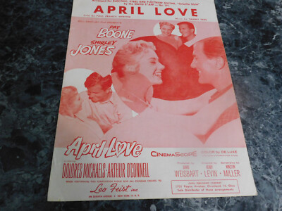 April Love  Pat Boone by Paul F Webster & Sammy Fain