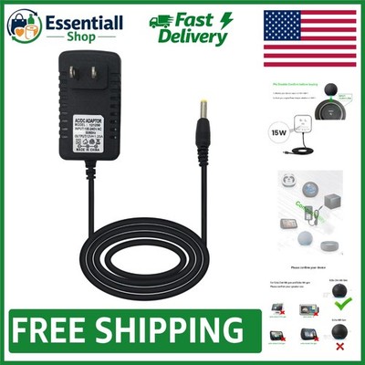 Replacement Power Cord for Echo Show 5 & Dot 4th/3rd Gen - 15W Travel Charger