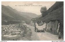 BDRP8-0593-TRANSPORT - Les pyrenees - Route de tourmalet - Les sources du bast