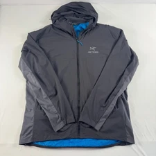 Men's Arc'teryx Atom SL Hoody Size XLARGE Dark Grey/Blue Hiking/outdoors