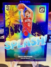 2024-25 Reed Sheppard Panini Donruss Optic Splash! Purple Holo Rookie Card #13