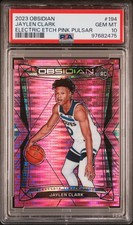 PSA 10 Jaylen Clark 2023 Panini Obsidian Electric Etch Pink Pulsar #194