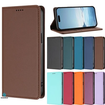 Strong Magnetic Wallet Case Phone Case Cover for Google Pixel 8A 9A 10A 7A 9 8 7 - Image 1 of 4