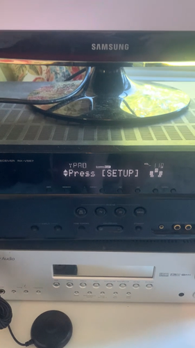 Yamaha RX-V567 90W x7.1 Dolby IIx AV Receiver New Remote + Setup Mic + Warranty - Video 1 of 1