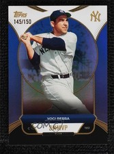 2025 Topps Welcome to the Club: 3x MVP Blue Foil 145/150 Yogi Berra #22 HOF 16wc