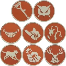 Identity V All 8 Types Set Trading Intrinsic Personality Pins Hunter