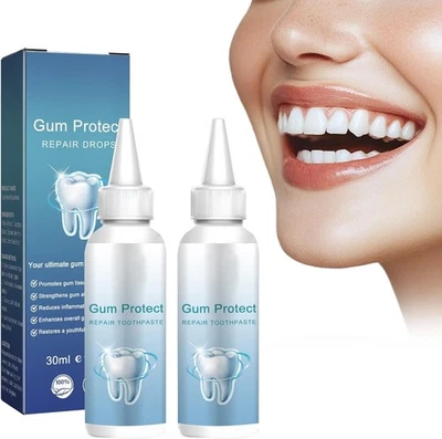 NINNYI 2 PCS Gum Protect Repair Gel, Teeth Repair Gel for Tartar Stains Yellow Teeth Gu