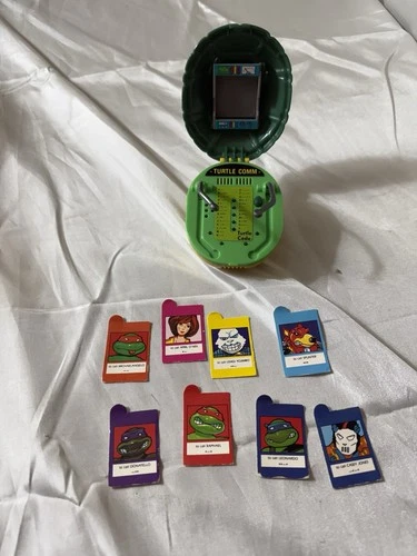 Teenage Mutant Ninja Turtles Communicator + 8 Cards VTG Rare 1991 Playmates TMNT