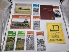Vintage Lot Of John Deere Lawn & Garden Tractors Brochures Advertising Pieces L2