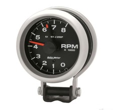 Autometer 3780 Sport-comp Tachometer 3-34 8k Rpm Pedestal W Red Line