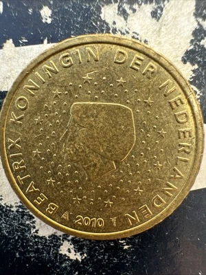 Niederlande 50-Eurocent-Münze 2010 Kursmünze Sammelmünze Umlaufmünze Selten Coin - Bild 1 von 4