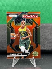 Jewell Loyd #WNBA24 All-Star Orange 2024 Panini Prizm Monopoly WNBA #/124