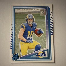2025 Panini Donruss Rated Rookie - Terrance Ferguson Los Angeles Rams #323