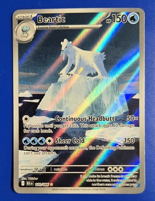 Beartic 110/086 Sv: Black Bolt Holo