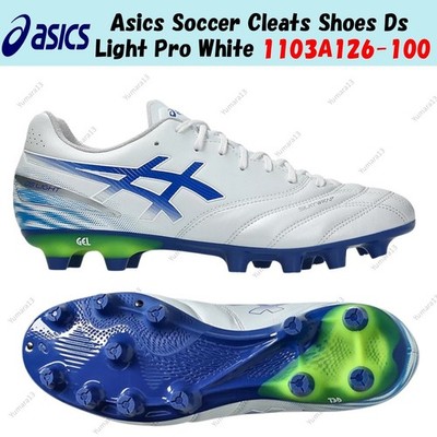 Asics Soccer Cleats Shoes Ds Light Pro White 1103A126-100 Men's
