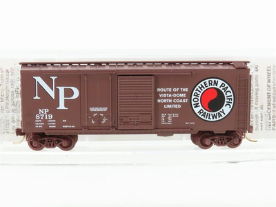 #ad #ad N Scale Micro Trains MTL 22040 NP Northern Pacific Railway 40#x27; Box Car #8719 $21.95