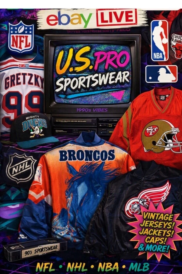 U.S. PRO SPORTSWEAR SHOW NHL NFL NBA MLB