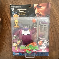 Playmates Space Jam Swackhammer Tweety Hangtime Hoop Cage Playset 1996 Boxed