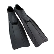 Cressi Clio Full Foot Fins Size US 11.5/12.5,  EU 45/46 Black