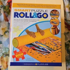Smart Puzzles Roll & Go Puzzle Mat • Holds 2000 Pcs  New but not factory sealed 
