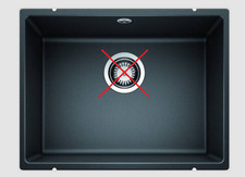 Blanco 526774 Subline 500U Black Silgranit Sink Composite Taidan Samos NEW OTHER