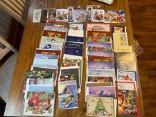 Lot Of 54 Christmas Greeting Cards With Envelopes