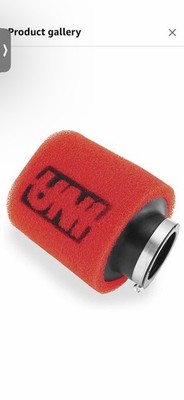 Uni - UP-4275ST - 2 3/4in. ID Straight (70mm) Two-Stage Pod Filter, 4in. Length