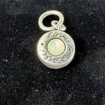 Carolee Sterlingsilber Opal Love Dangle Charm europäisches Armband 925