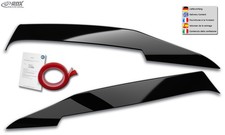 RDX Scheinwerferblenden schwarz gl&auml;nzend f&uuml;r MERCEDES C-Klasse W205,S205,C205