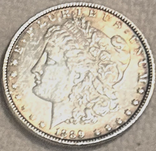 1889 P Morgan Beautiful coin AU/BU could go either way free shipping Sigma test+