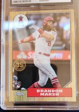2022 Topps Chrome - 1987 Topps Baseball Brandon Marsh #87BC-18 (RC)