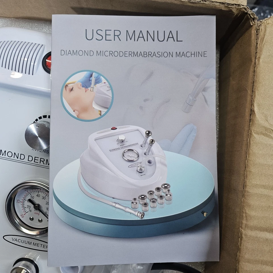 Máquina de microdermoabrasão Diamond, Yofuly 65-68cmHg potência de sucção - Imagem 2 de 4