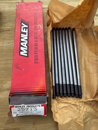 ✨NOS Manley 25713-16 25714-16 Intake/exhaust BBC Pushrods 3/8” Stock Length✨ - Picture 9 of 10