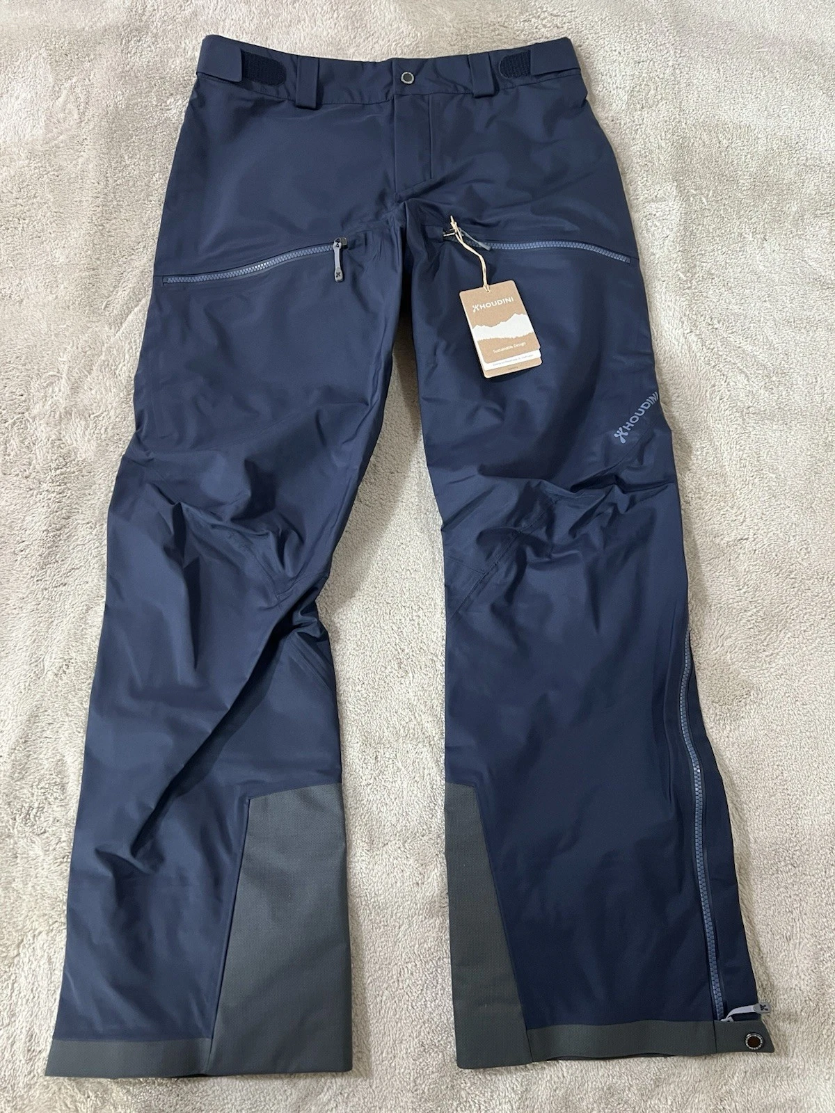 Houdini Women Purpose Shell Pants Size M Blue Waterproof Ski Mountain
Opens in a new window or tab