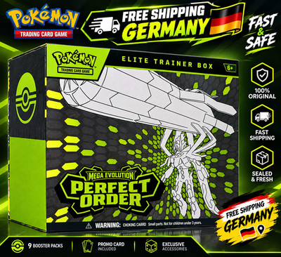 Pokémon TCG Mega Evolution Perfect Order Elite Trainer Box ETB Sealed NEU
