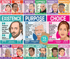 15 Famous Authors Posters for Classroom, 11X1...