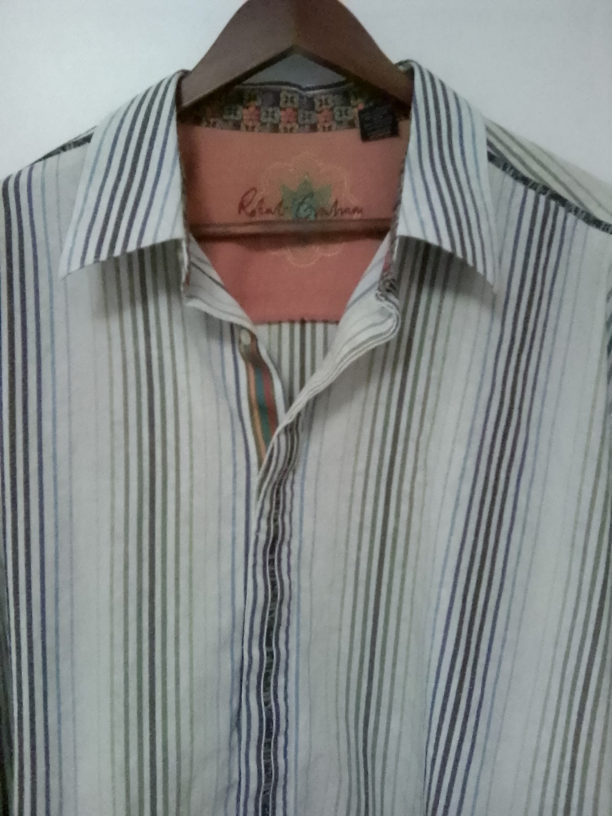 Robert Graham Handcrafted Stitching Button Up Geo… - image 8