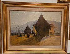 N. 2 quadri RONTINI FERRUCCIO del 1936 – olio su tavola 50x70 - Paesaggi rurali