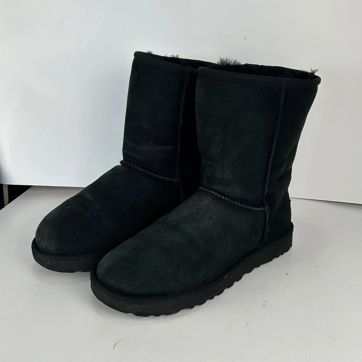 Ugg Classic Short Black for sale - eBay