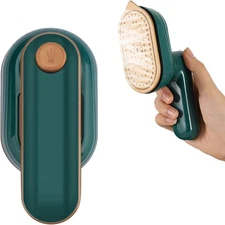 GFRGFH Mini Steam Iron - Portable Handheld, Quick Heat, Dual Wet & Dry Ironing, 